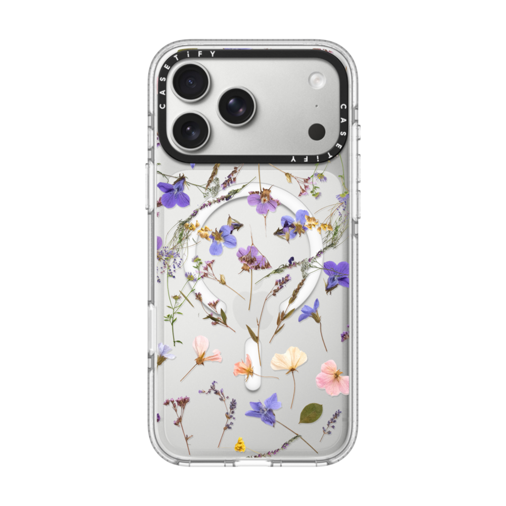 Pressed Flowers - Violet