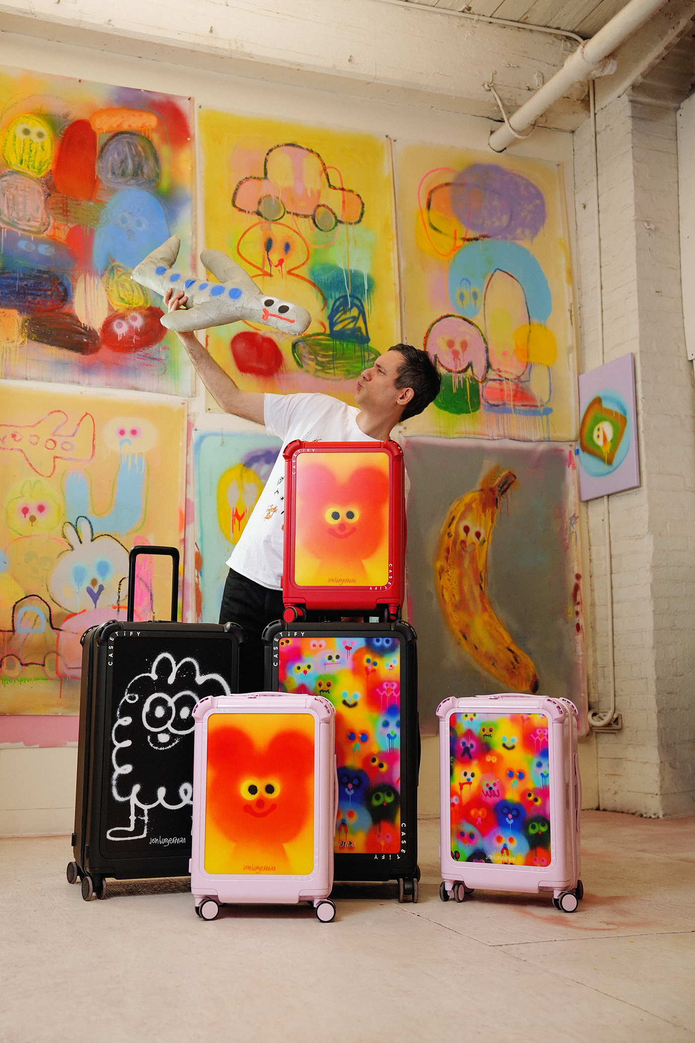 Jon Burgerman x CASETiFY Travel