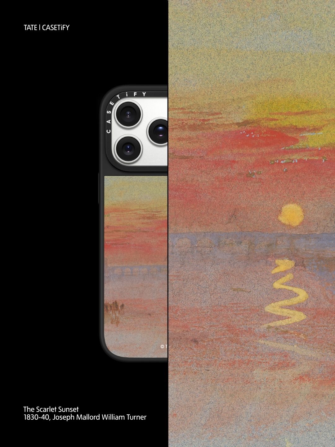 The Scarlet Sunset<br>1830-40, Joseph Mallord William Turner