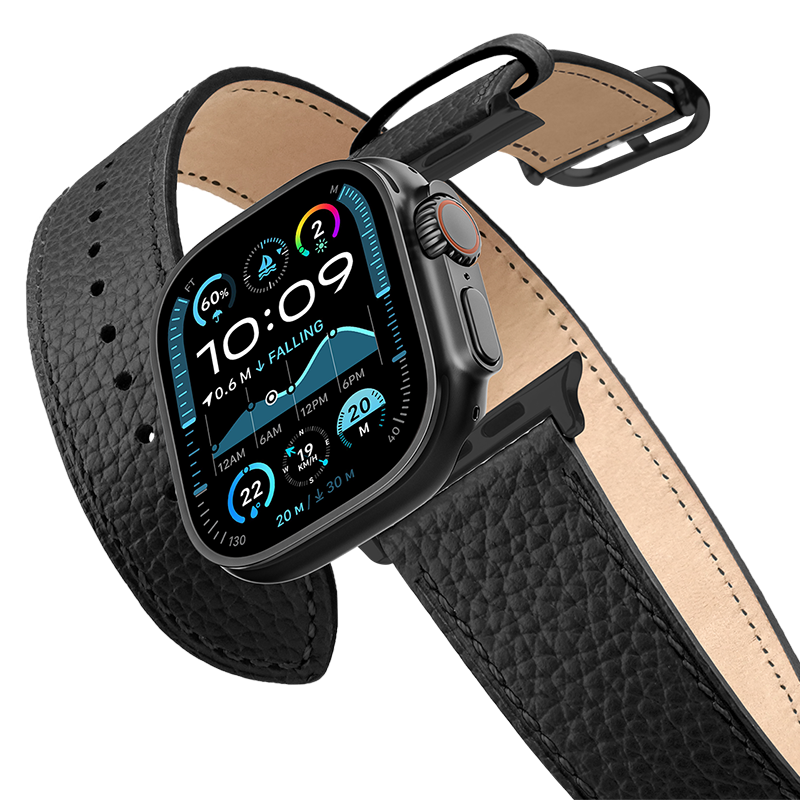 2-in-1 Italian Leather Band