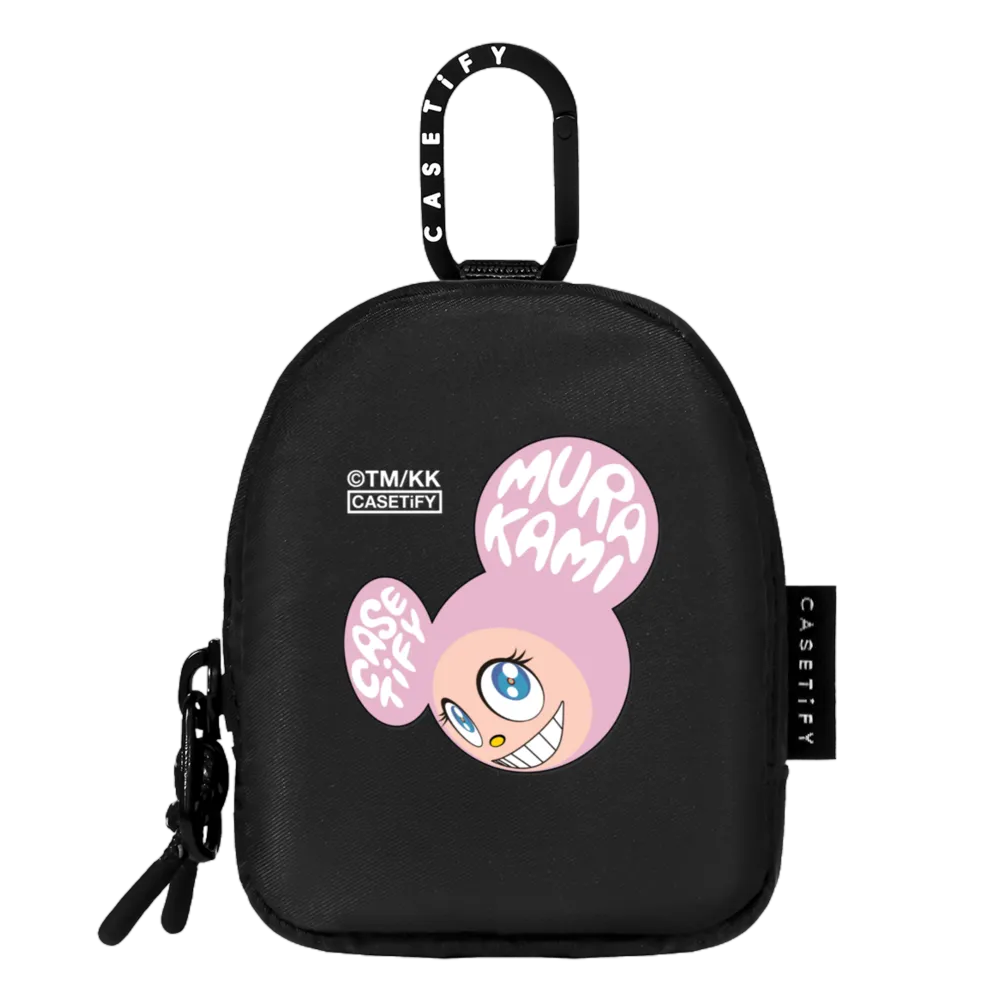 DOB, AND THEN (PINK) EARBUDS POUCH