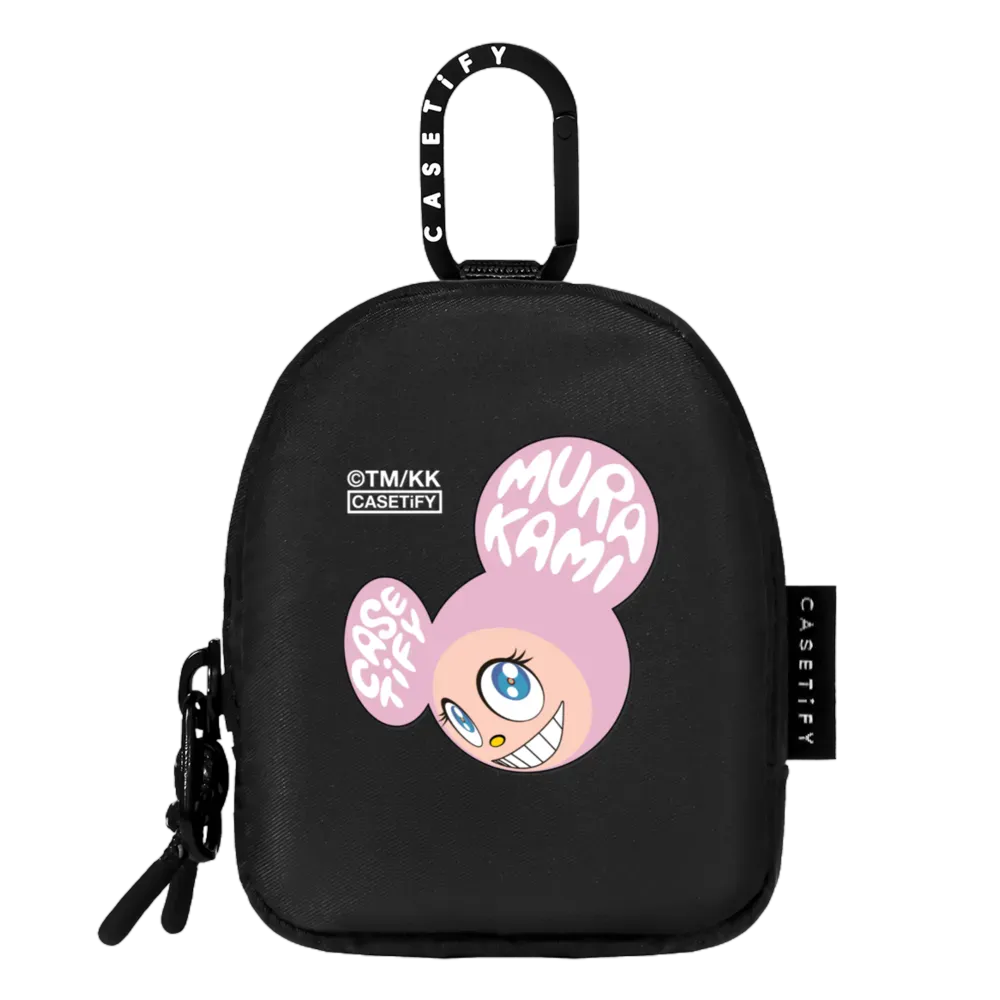 DOB, AND THEN (PINK) EARBUDS POUCH