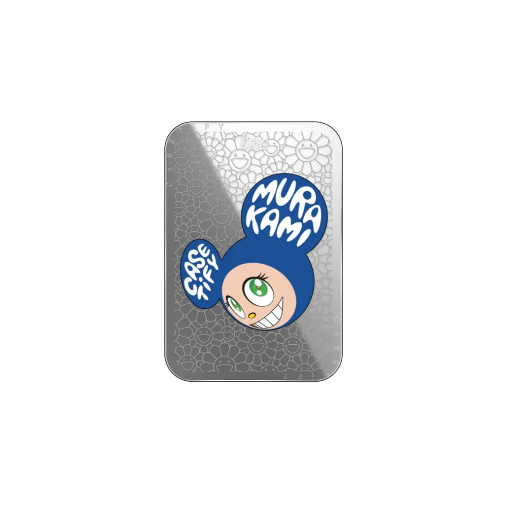 DOB, AND THEN (BLUE) SNAPPY CARDHOLDER STAND