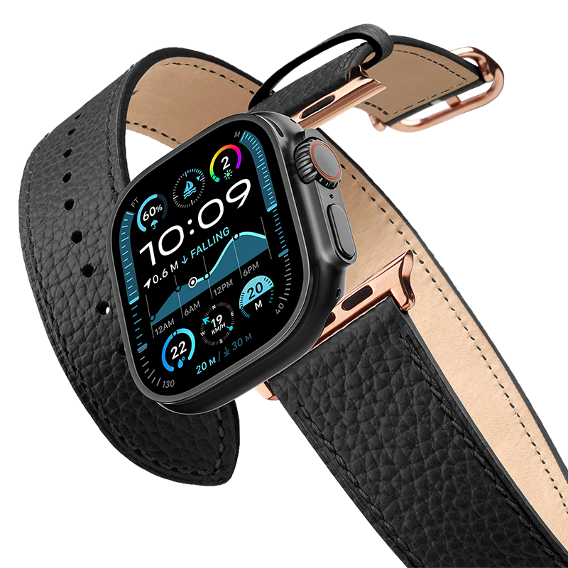 2-in-1 Italian Leather Band