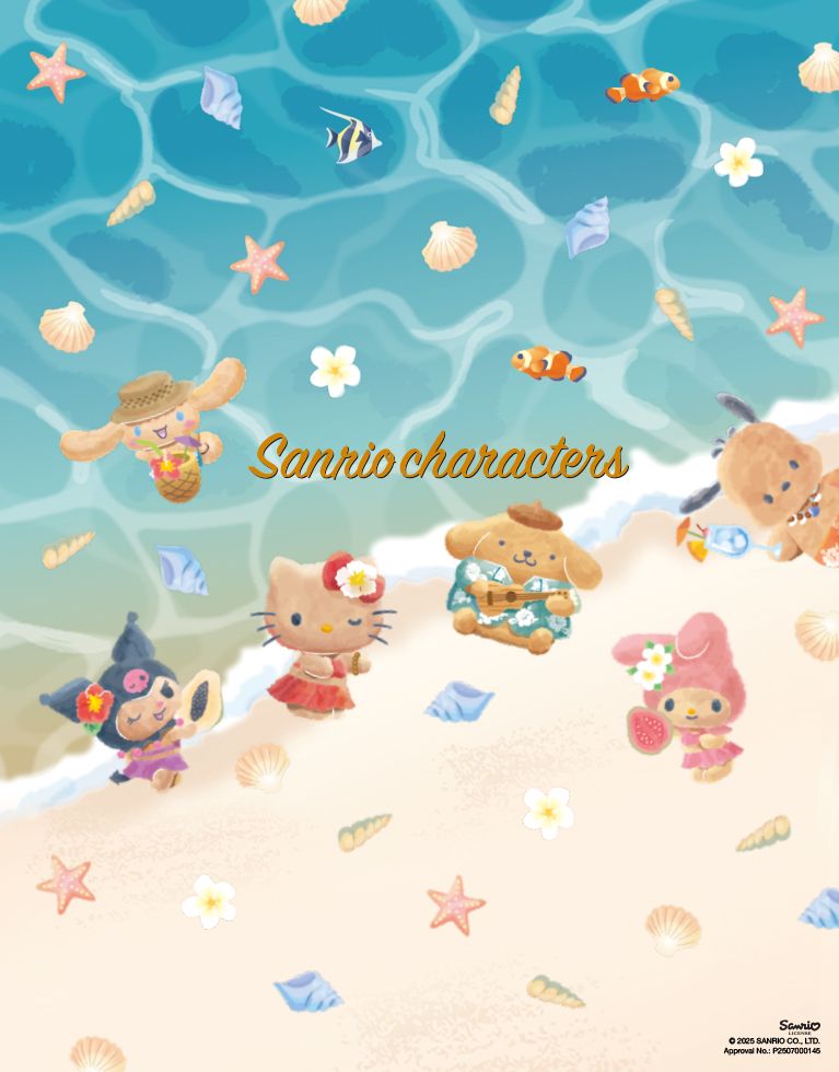 Sun-Kissed Sanrio characters Collection