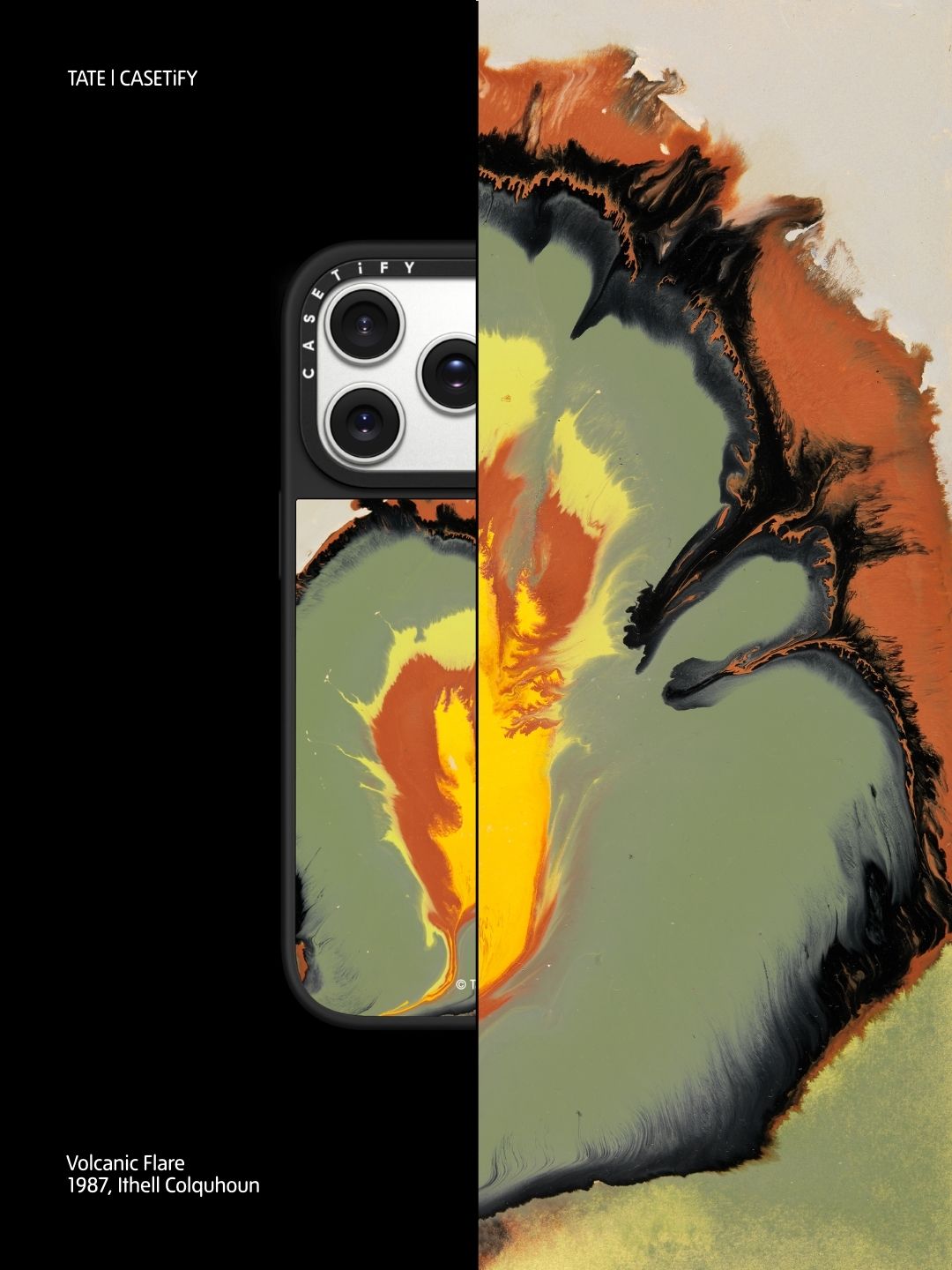 Volcanic Flare<br> 1987, Ithell Colquhoun