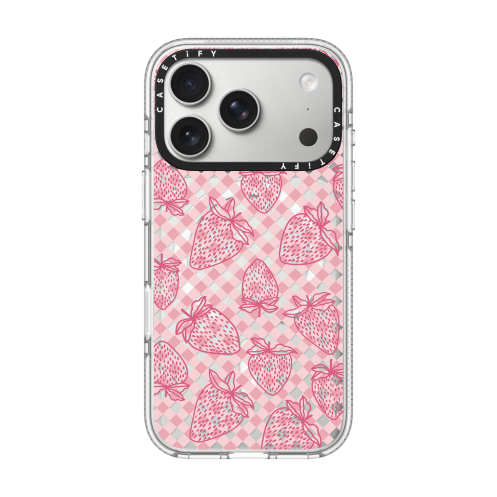 Strawberry Lover With Check Pattern