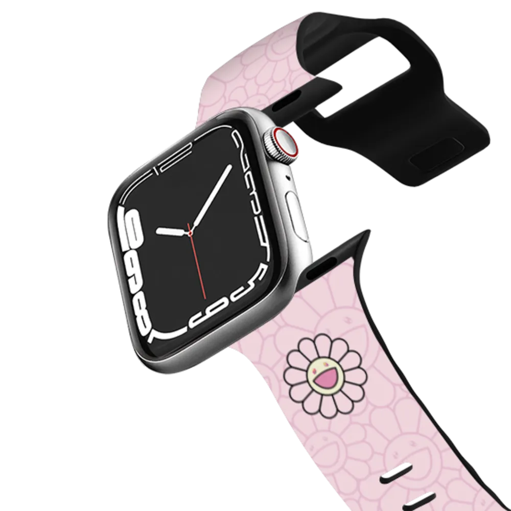 SUPERFLAT FLOWER(PINK) WATCH BAND