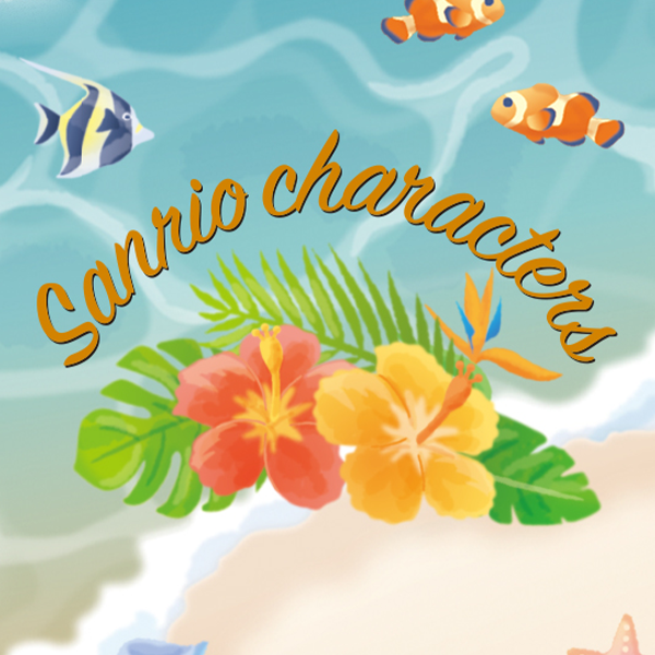 Sun-Kissed Sanrio characters