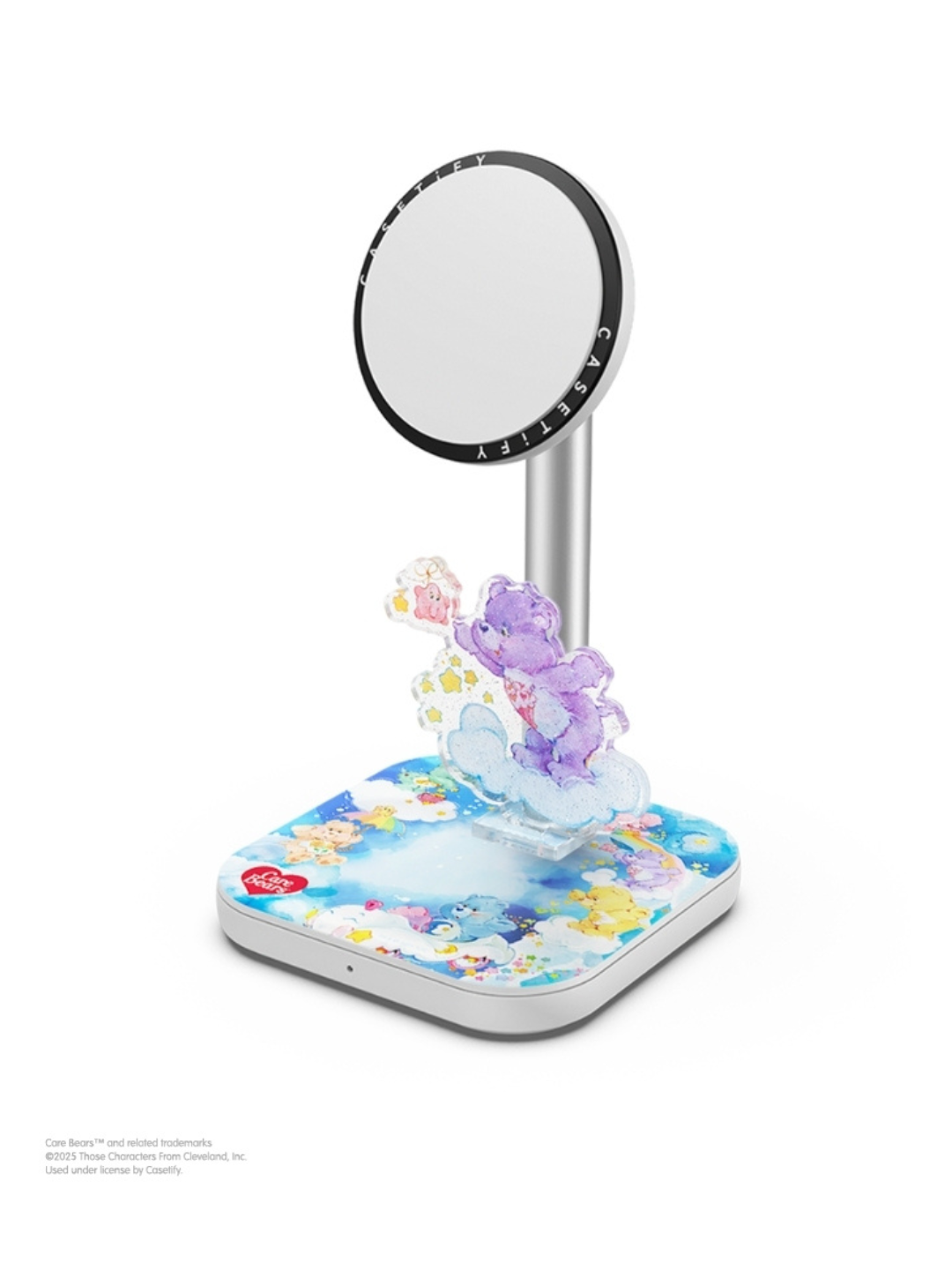 Soporte de carga 2 en 1 con placas acrílicas intercambiables